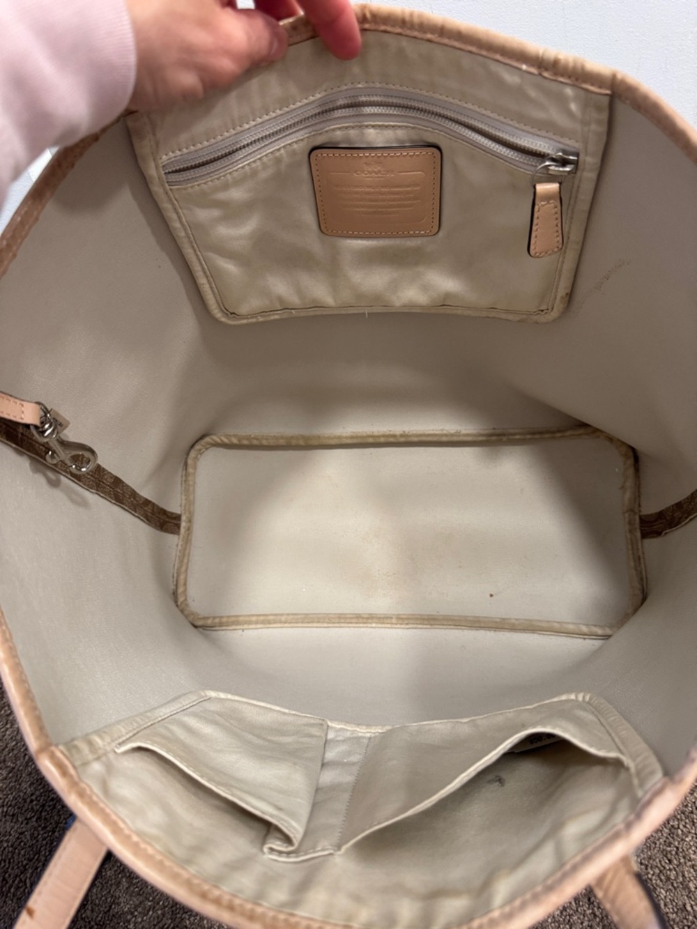 Coach signature logo metro city tote bag 2014 F29144 - Picture 11 of 12